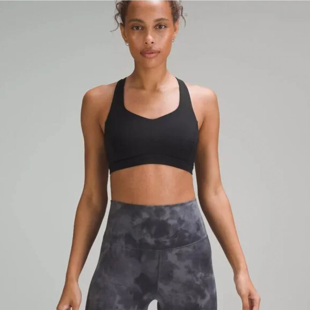 Lululemon Free To Be Serene Bra Size 14 Black NWT